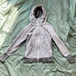 Lululemon Grey Full-Zip hoodie